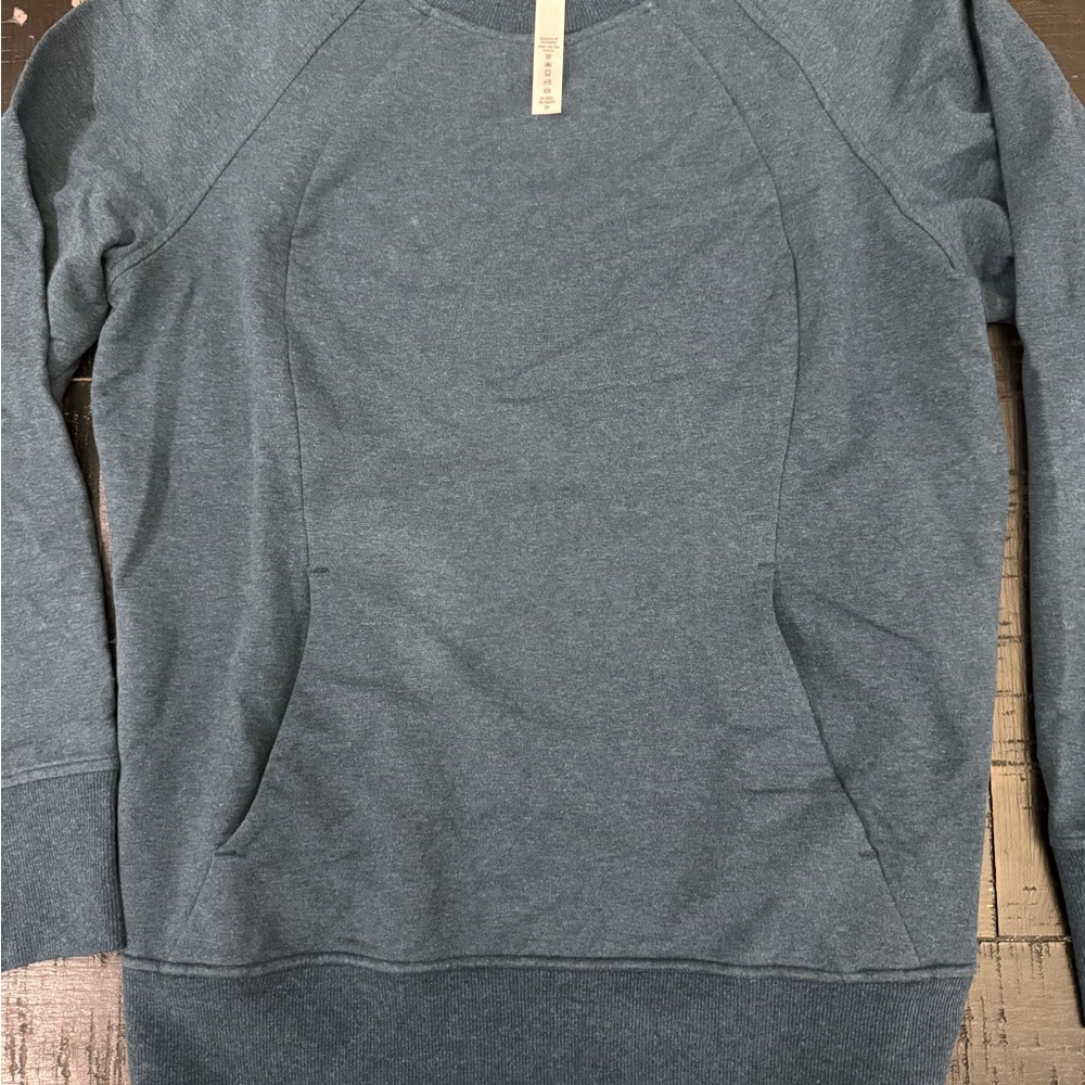 Lululemon Blue Crewneck Sweatshirt